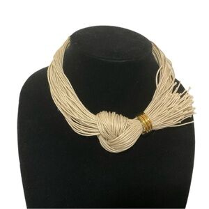 Multi-Strand Cord Necklace/Choker